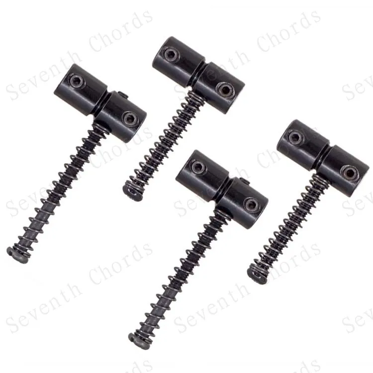 Набор из 4 сменных мостовых сиденья для бас-гитары (2 длинных винта и 2 коротких