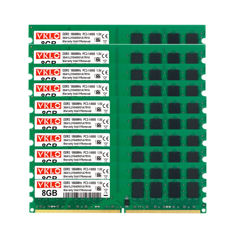 10x4 ГБ 10x8 1333 МГц 1600 1866 десктопная память DDR3 ОЗУ фонарь 240 контактов без коррекции
