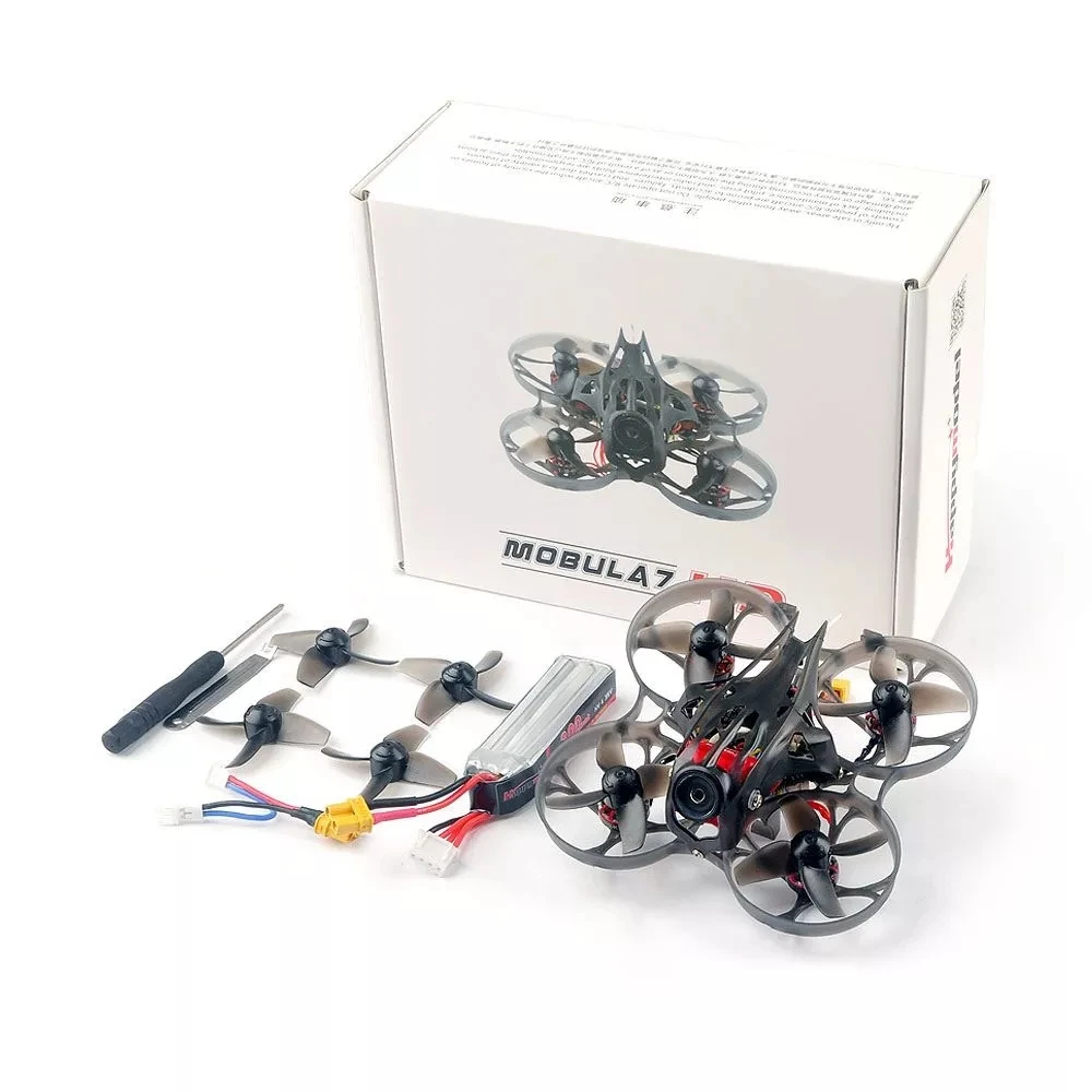 Обновленный Happymodel Mobula7 HD 2-3S 75 мм Crazybee F4 Pro Whoop FPV гоночный Дрон PNP BNF w/CADDX черепаха V2 HD камера