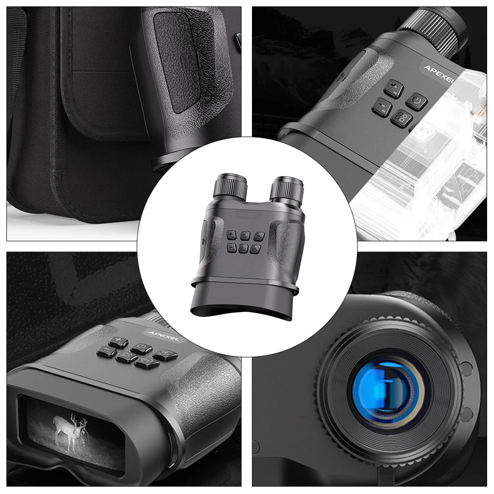 

Night Vision Binoculars Night Vision Goggles Infrared Night Vision Device 400m Photos Video Recording Observation For Hunting