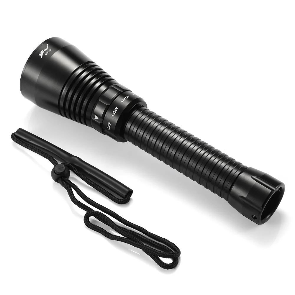 Comprar Potente Linterna Subacuática Para Submarinismo, Luz LED XHP70.2 DE ALTO Lumen, Resistente Al Agua, Ultrabrillante, Luz Amarilla/blanca Para Buceo