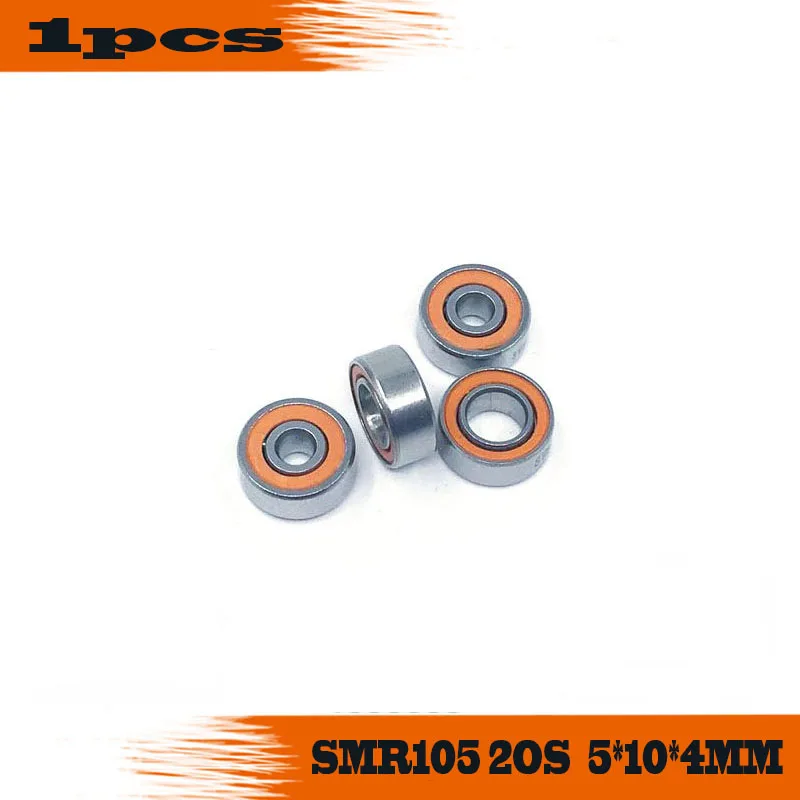 Free Shipping 1PC SMR105 2OS  CB ABEC7 5X10X4mm Stainless Steel Hybrid Ceramic Bearings/Fishing Reel Bearings SMR105C 2OS