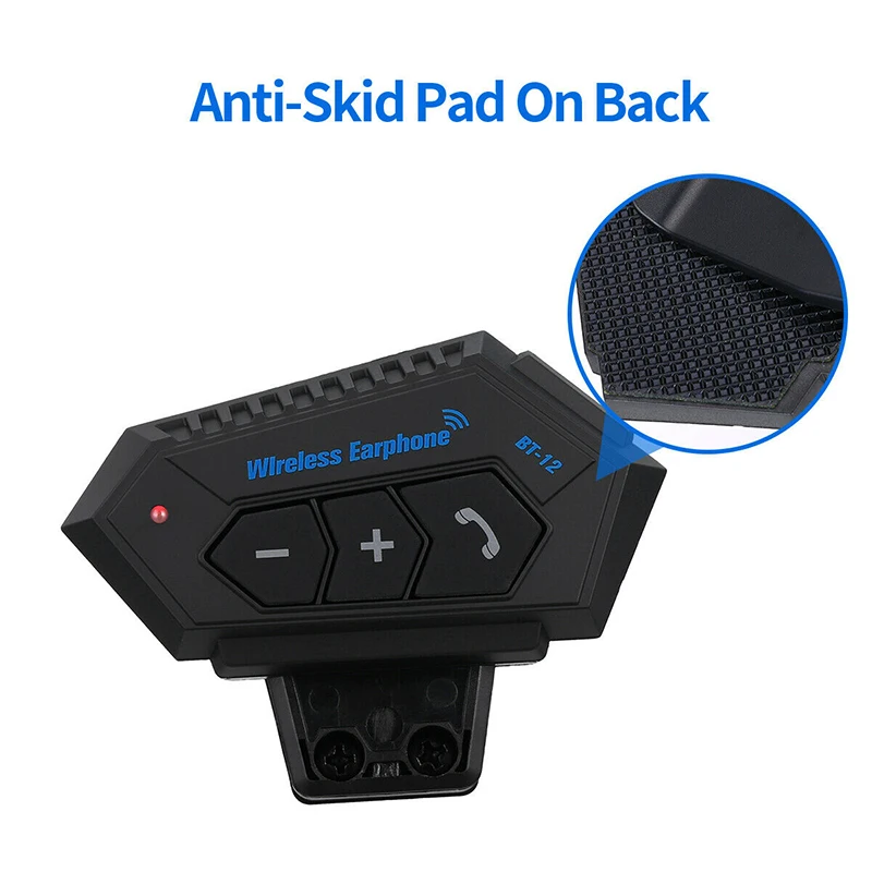 

Гарнитура для мотоциклетного шлема, беспроводной комплект громкой связи с интерком для мотоцикла, водонепроницаемый музыкальный плеер, динамик, 1 шт.