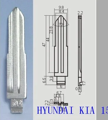 with HYU 15 blade SieNSen автомобильный комплект дистанционного Центрального управления Дверной замок блокировка автомобиля система входа без ключа с пультом дистанционного управления аксессуары для автомобиля - Цвет: with HYU 15 blade