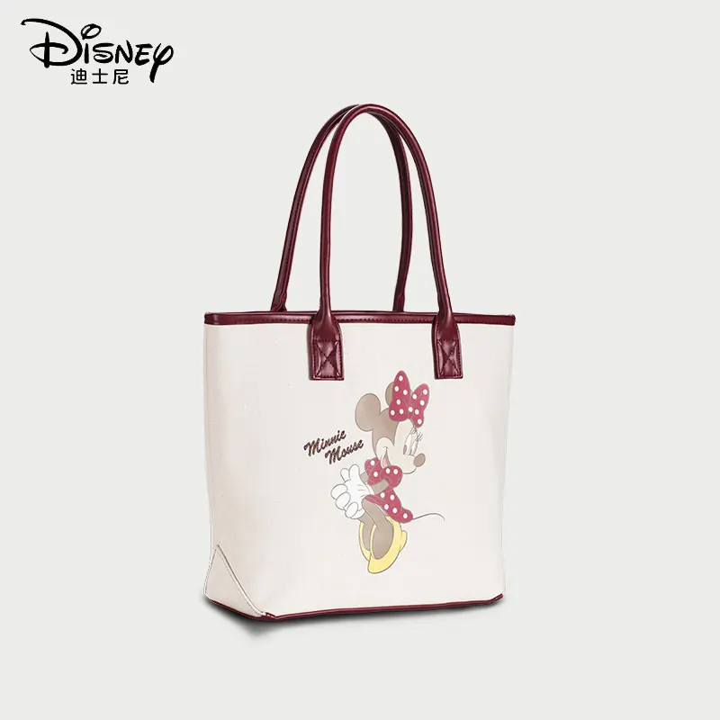 Роскошная Холщовая Сумка Disney с Минни дизайнерская дамская сумочка на плечо