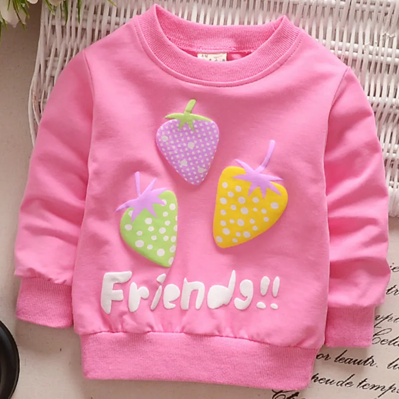 Новинка 2020 свитер для девочек в Корейском стиле футболка маленьких Базовая