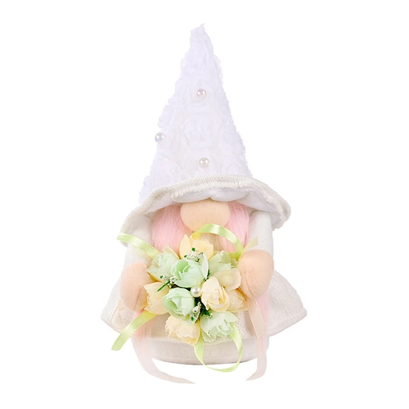 

Невеста и жених Gnome Свадебная пара шведская ниссе эльф карликовый кухонный фермерский многоярусный поднос Декор