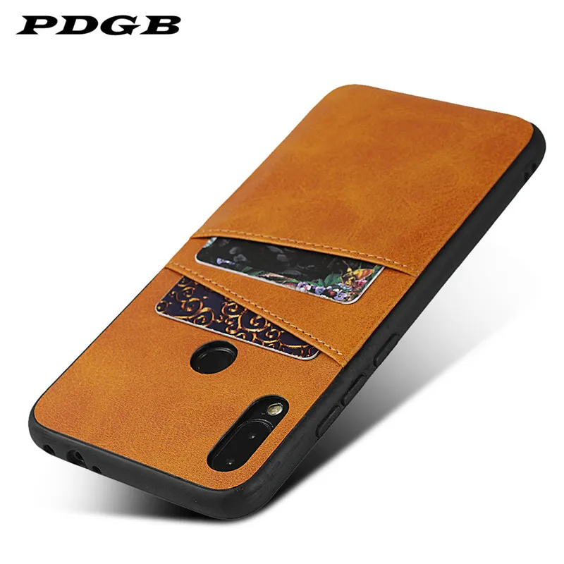 PDGB слот для карт силиконовый чехол для Xiaomi mi 9 8 Lite A2 Red mi 6 6A K20 Pro Note 7 Global винтажный кожаный чехол прочный Чехол