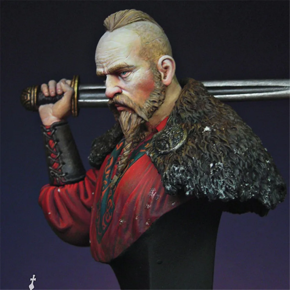 Модель из смолы Prince Rurik Warrior бюст 1/12 сборная фигурка набор бесцветные модели