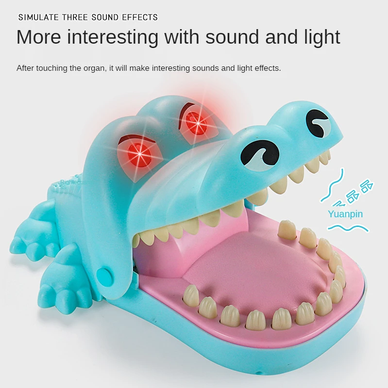 Fun biting toys children's funny large crocodile fingers spoofing | Игрушки и хобби