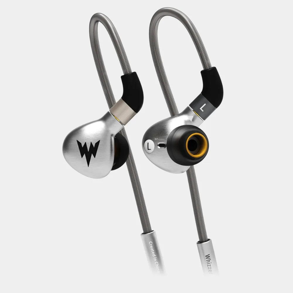 Whizzer A15 A15 Pro спортивные наушники HiFi Bass металлические наушники-вкладыши 3,55 мм Тип наушники 120 мм кевлар гибридная Армирующая линия
