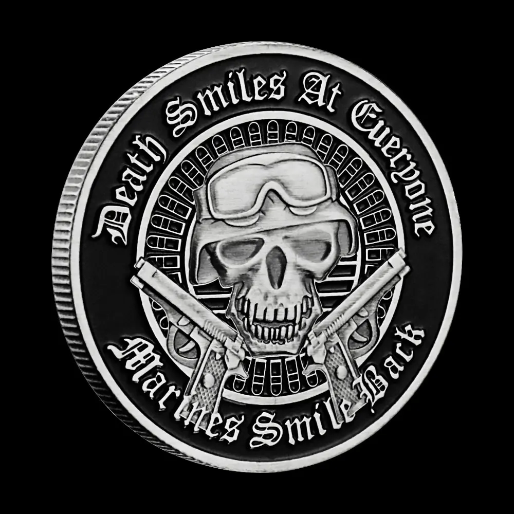 Коллекционные монеты морской пехоты США военно-морской посеребренные Сувениры и