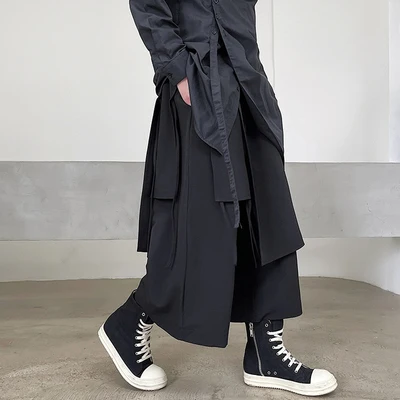 Весенне-летняя маленькая многослойная имитация Ямамото из двух частей с