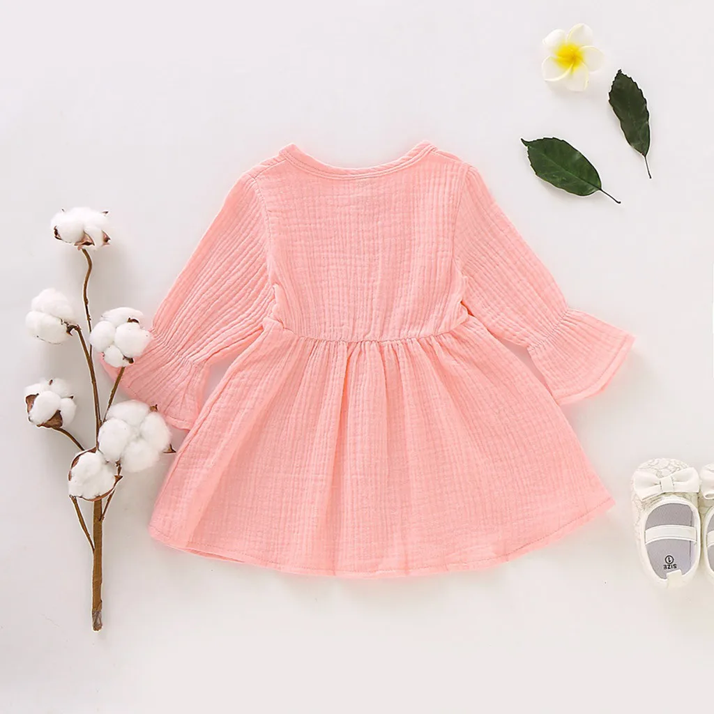 Платье для девочек vestidos, Детские платья для девочек, vestido infantil, рождественское платье на Хэллоуин vestido menina, однотонное платье с длинными рукавами, Z4
