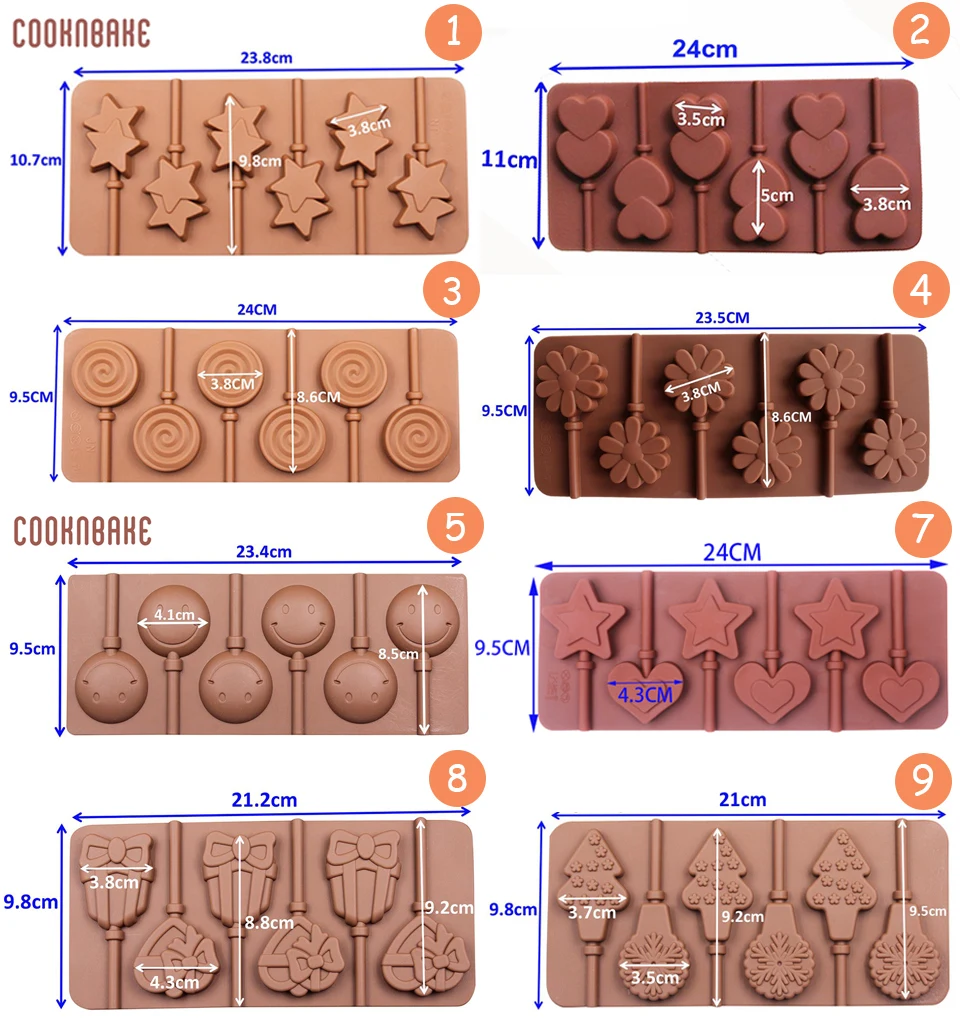 COOKNBAKE силиконовая форма для конфет, леденцов, шоколада, сахара, форма для леденцов, тортов, декоративная форма, круглая форма для печенья, кондитерских изделий, инструмент для выпечки