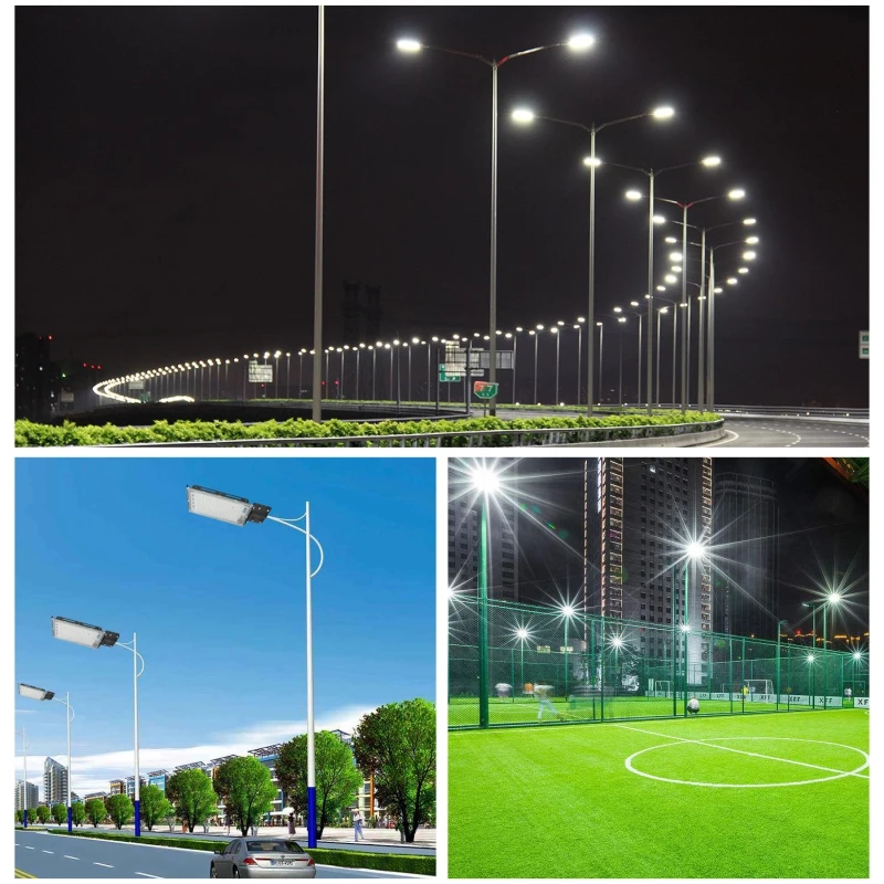 

4PCS 100W LED Street Light AC 220V Outdoor Floodlight Spotlight IP65 Waterproof Wall Light Garden Road Street Pathway Spot Light