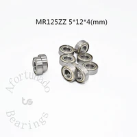 miniature bearing 10pcs mr125zz 5124mm free shipping chrome steel metal sealed high speed mechanical equipme