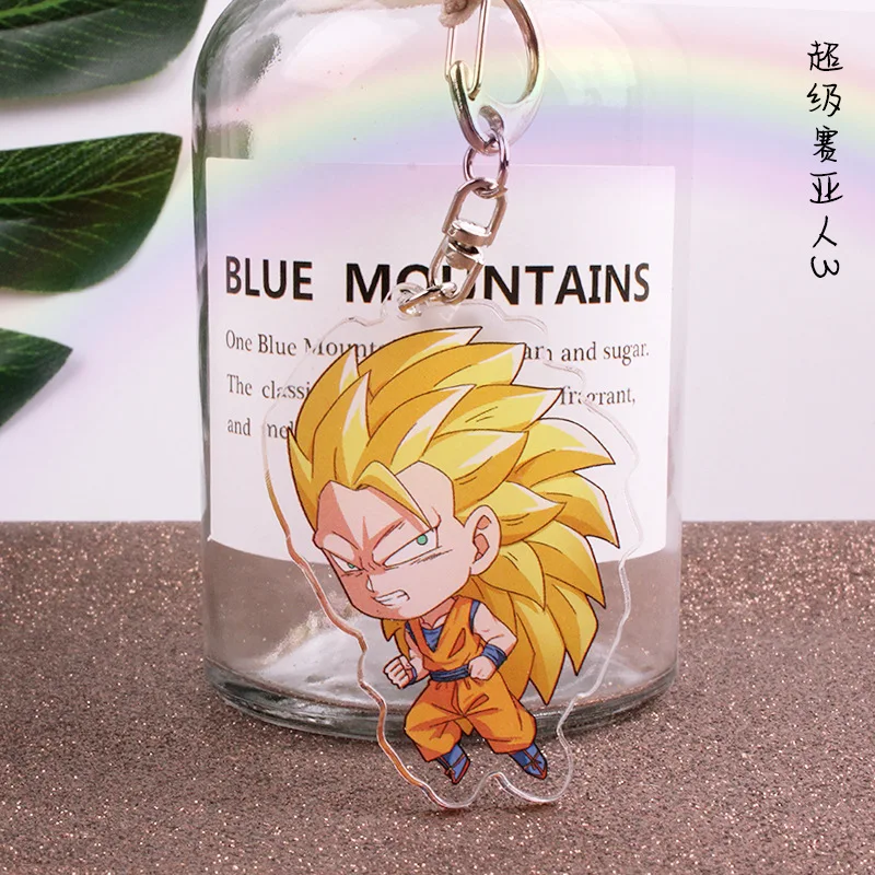 

Animation Longzhu Wukong Cosplay Acrylic Double Layer Pendant Key Chain