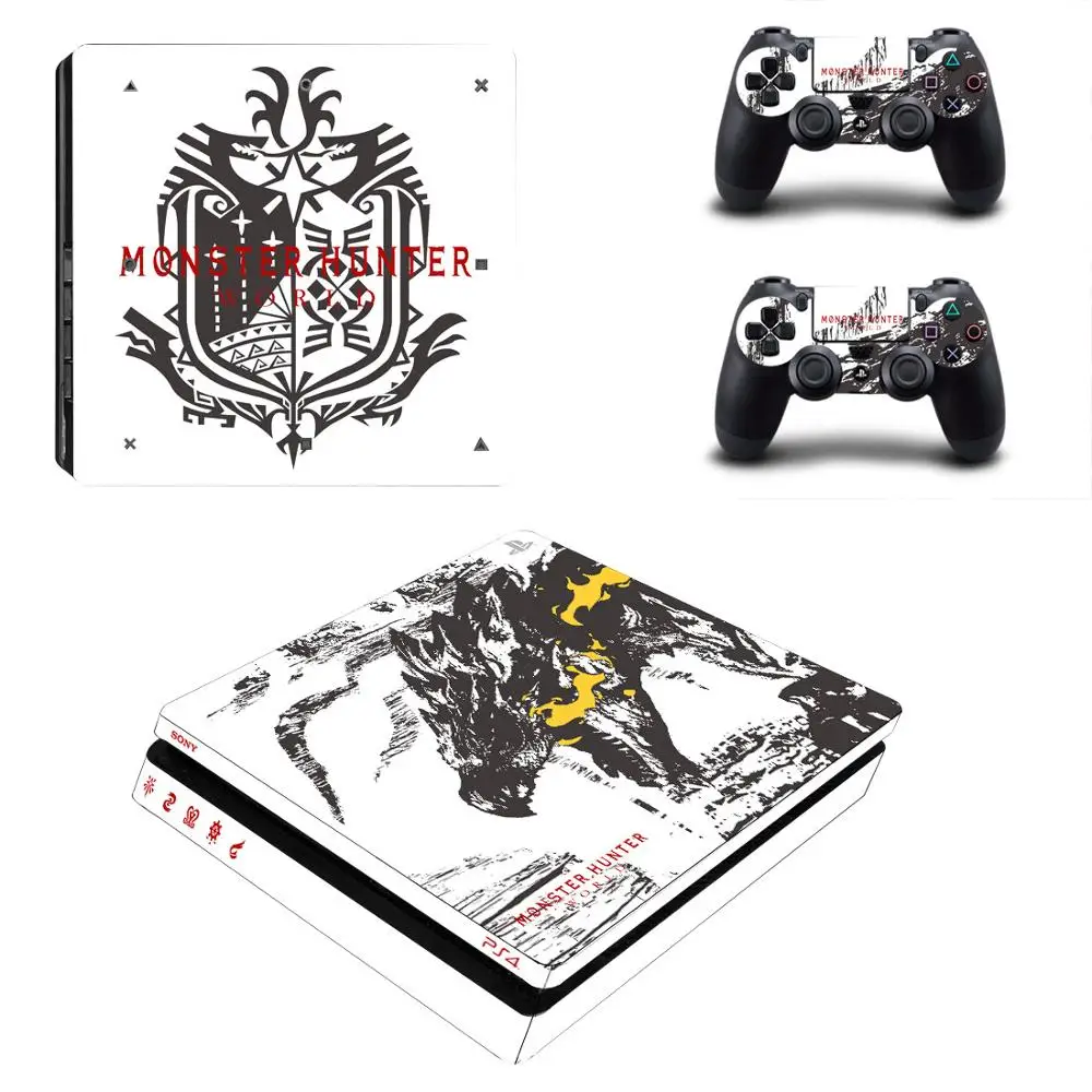 Игроманов костюм Монстер Хантер для Мир PS4 чехол игры Slim кожи Стикеры тонкий