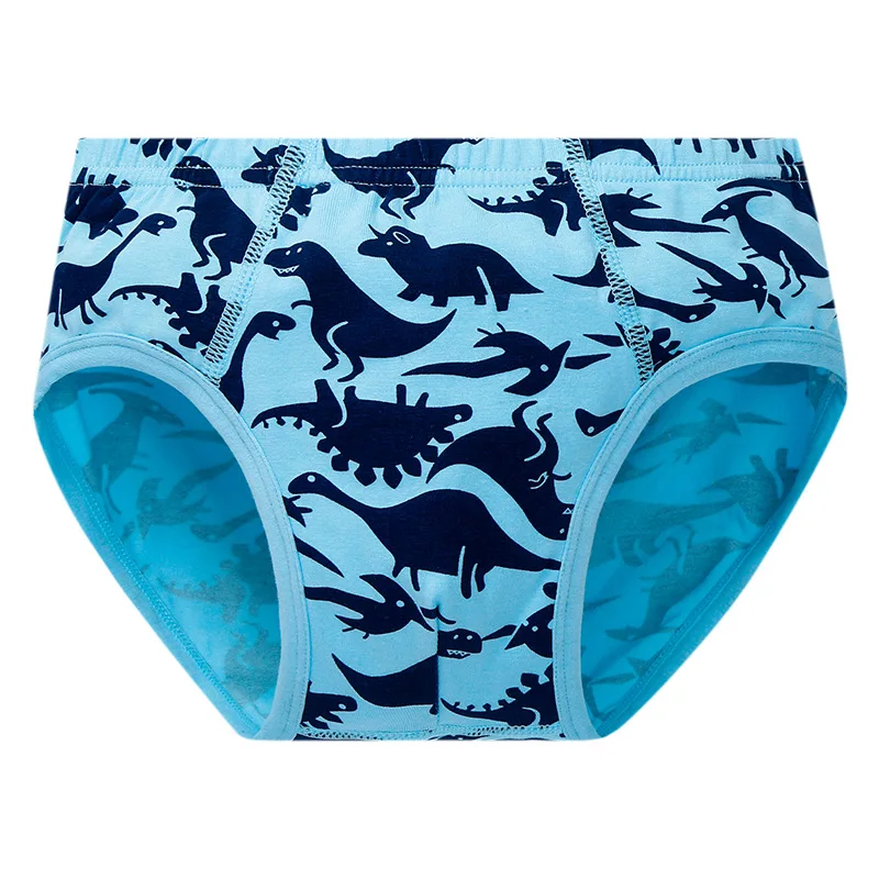 

10Pcs/Lot Kids Boy Breathable Underwear Boy Cartoon Dinosaur Briefs Cotton Comfortable Children Underpants 2-9Y Panties