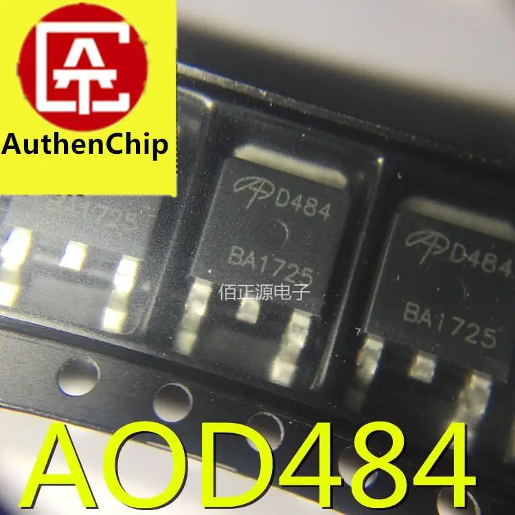 

10 шт., 100% оригинальная новая искусственная кожа, модель AOD484 D484 MOS, пластырь TO-252