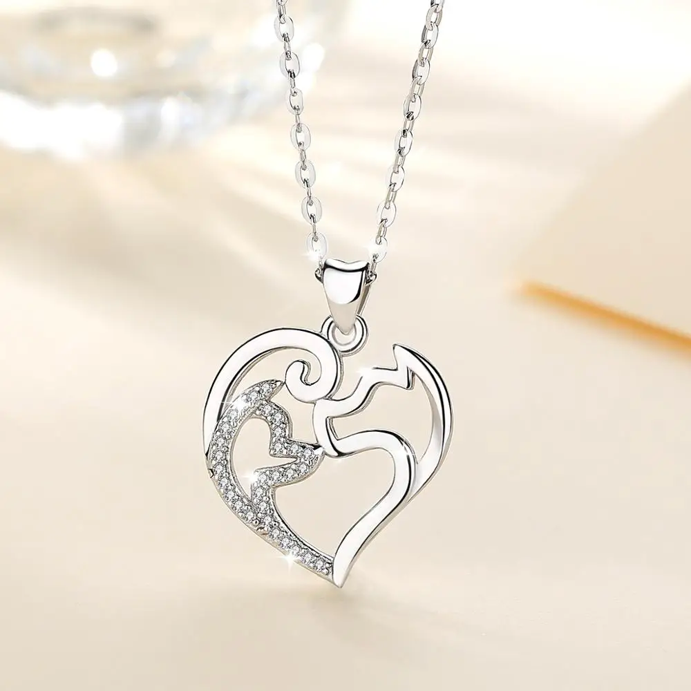 Eudora 925 Sterling Silver Horse Head Necklace Pendant horn horse Equestrian Jewelry Animal Pendants CYD133 | Украшения и