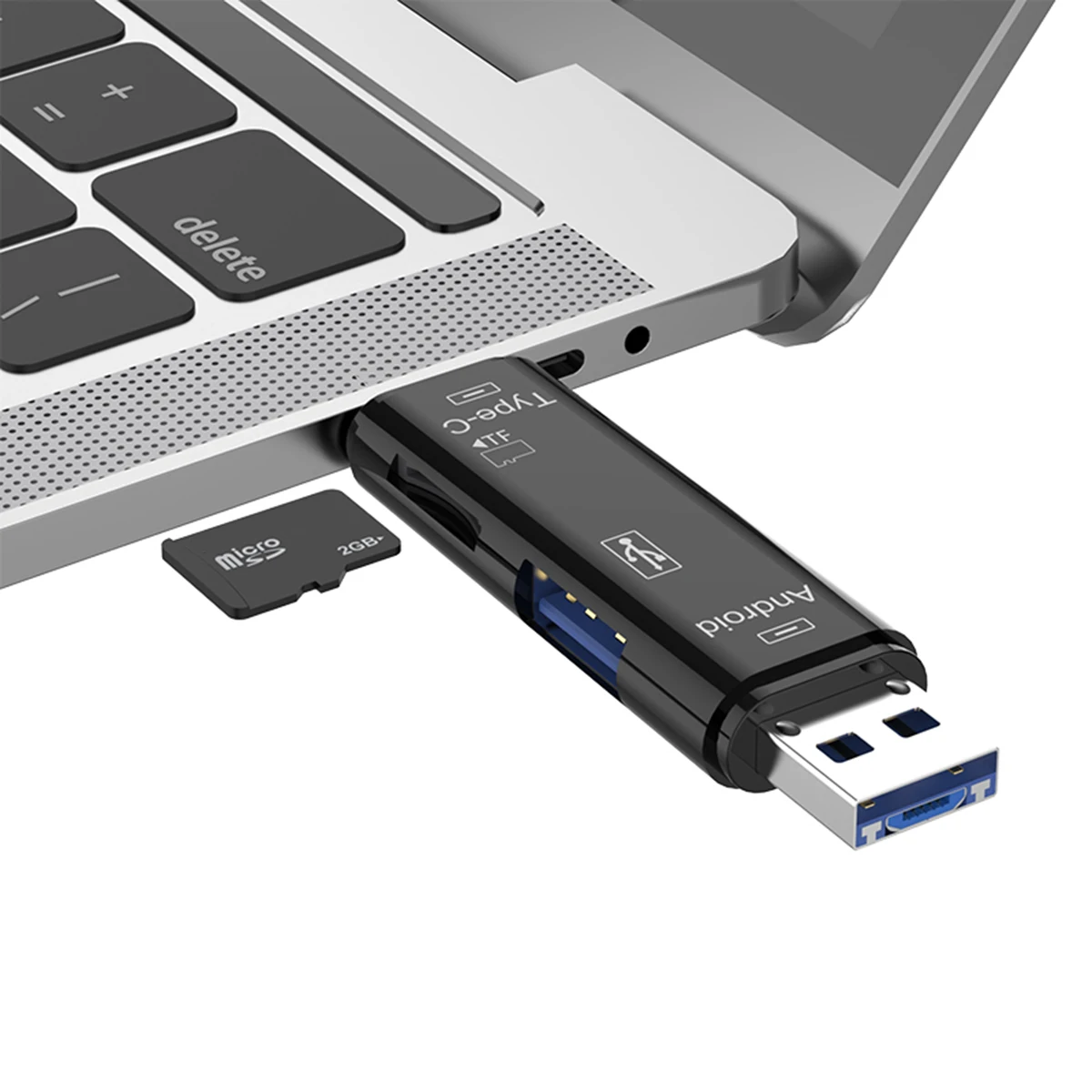 5 в 1 Type C OTG кардридер Micro USB 2 0 TF для планшетов и ноутбуков|USB-хабы| |