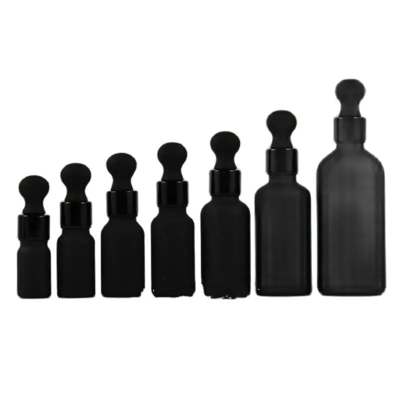 10 шт 20 матовое стекло черное эфирное масло капельница бутылка контейнер для