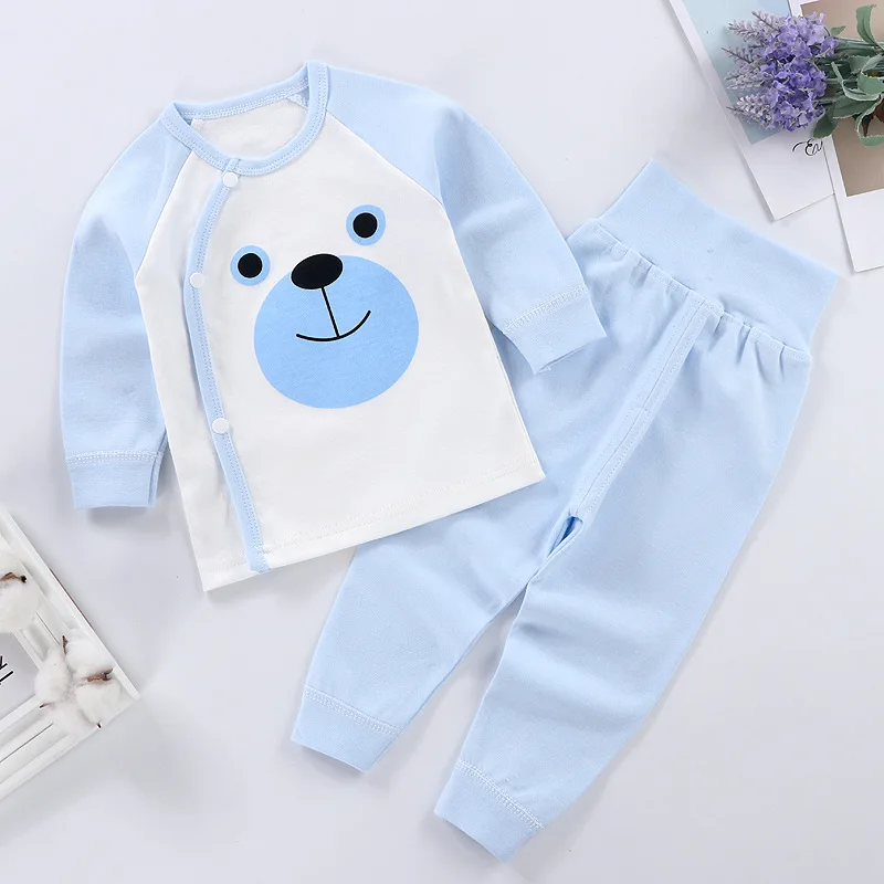 Baby Clothing Set medium Autumn Baby Boys Girls Clothes Sets Cute Toddler Girl Clothing Long Sleeve Tops + High Waist Pants Outfits Cotton Baby Pajamas baby clothing set essentials