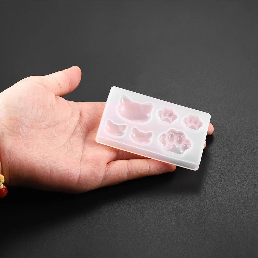 1 шт. набор силиконовых форм для литья с буквенным котом УФ-отверждаемая