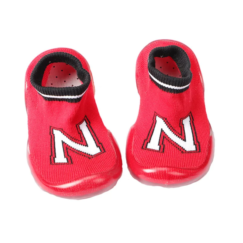 Вязаная Детская обувь для малышей ботинки мальчиков и младенцев маленьких