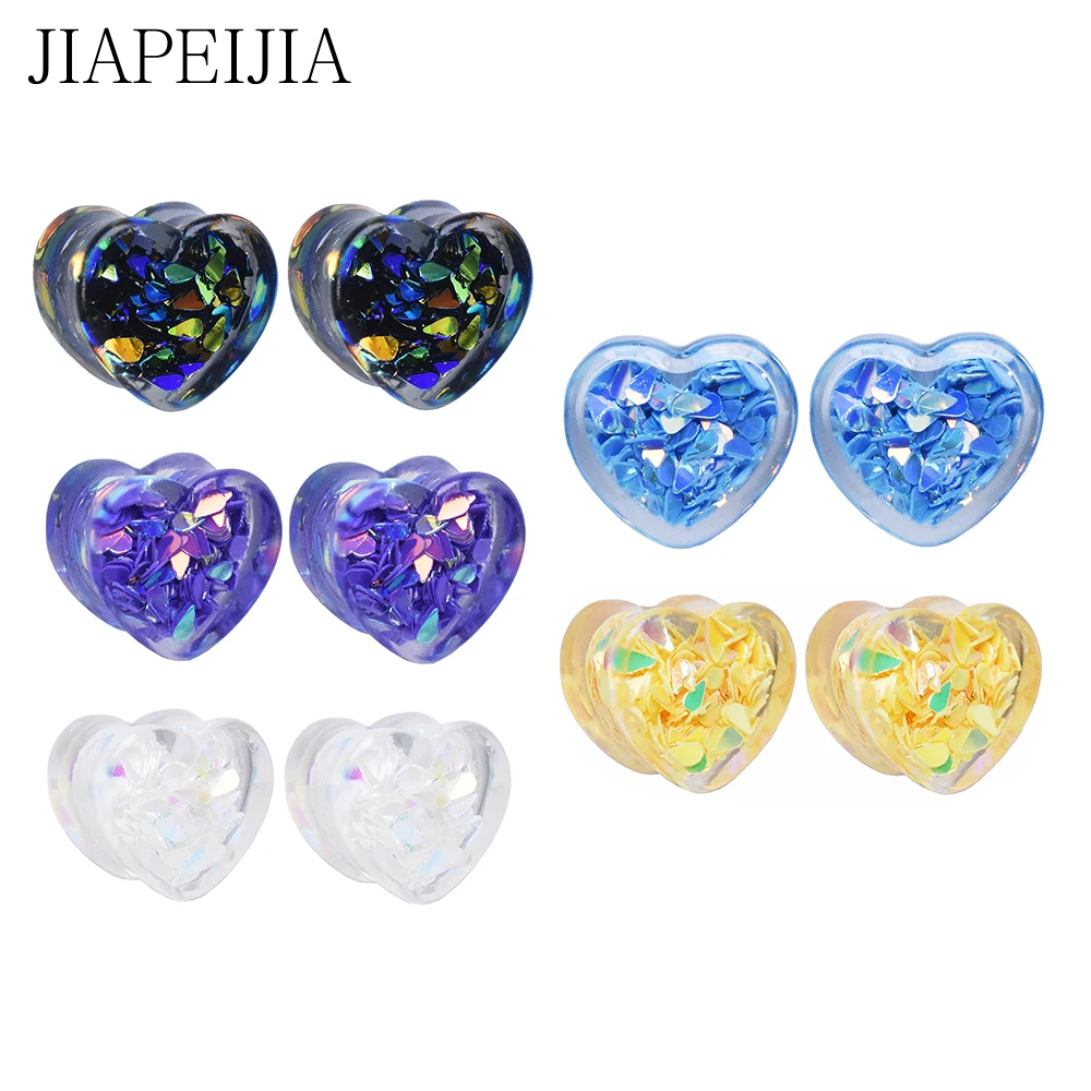 

6-25mm Cute Acrylic Ear Plug Tunnels Ear Gauges Expander Plug for Ear Piercing Earrings