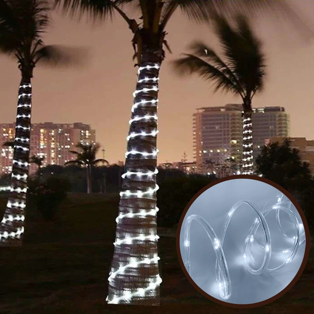 Светодиодная гирлянда с медным проводом праздничное освещение сказочное для