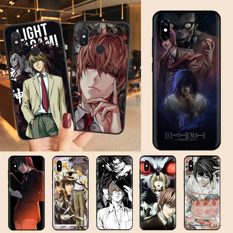 

Death Note Ryuk kira anime Phone Case For Xiaomi Redmi note 7 8 9 t max3 s 10 pro lite Luxury brand shell funda coque