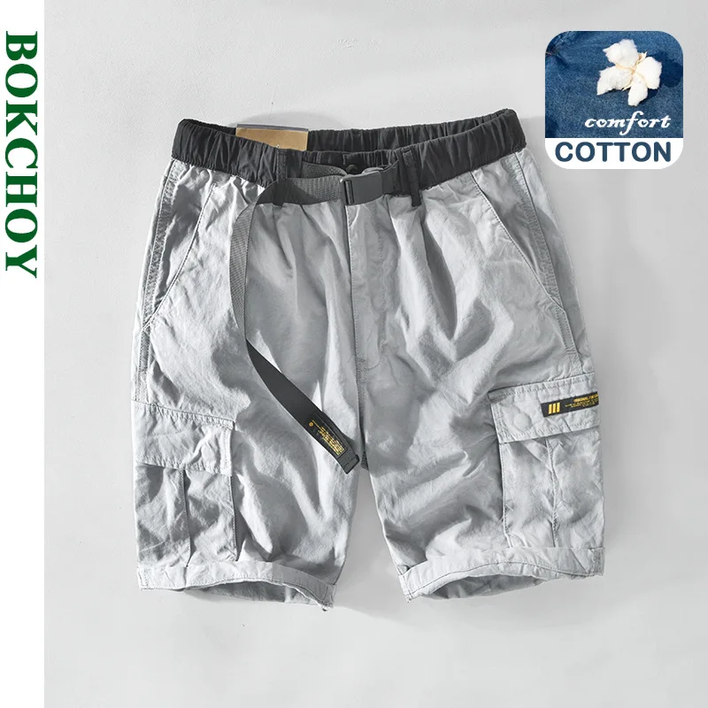 

2021 New Summer Men's Cotton Casual Workwear Five-point Shorts GA-T114