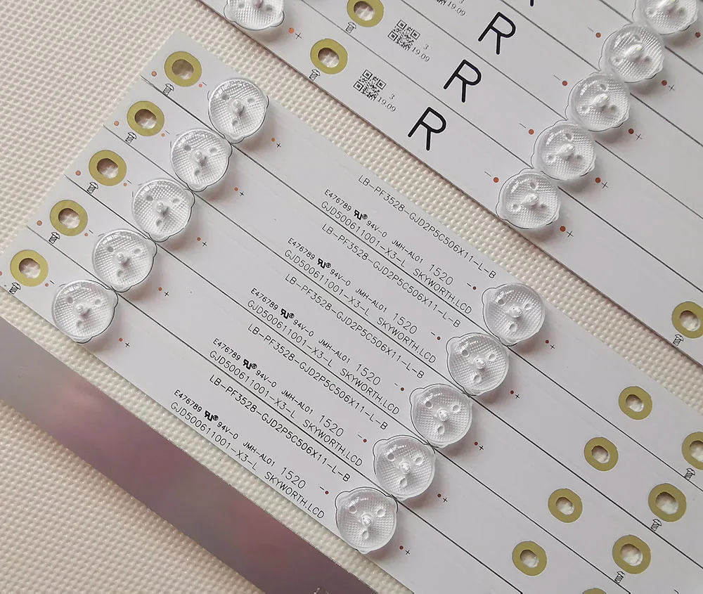 12 шт. светодиодный компл. Светодиодная лента для подсветки LC 50LB370U 50PFK4509 50PFH5300 50pfk4009