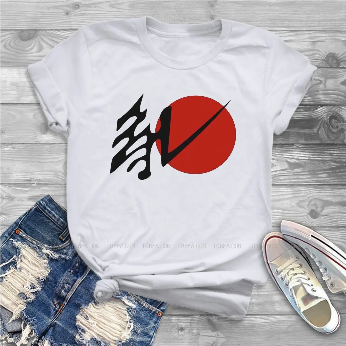 Женская футболка из натурального хлопка с принтом | одежда