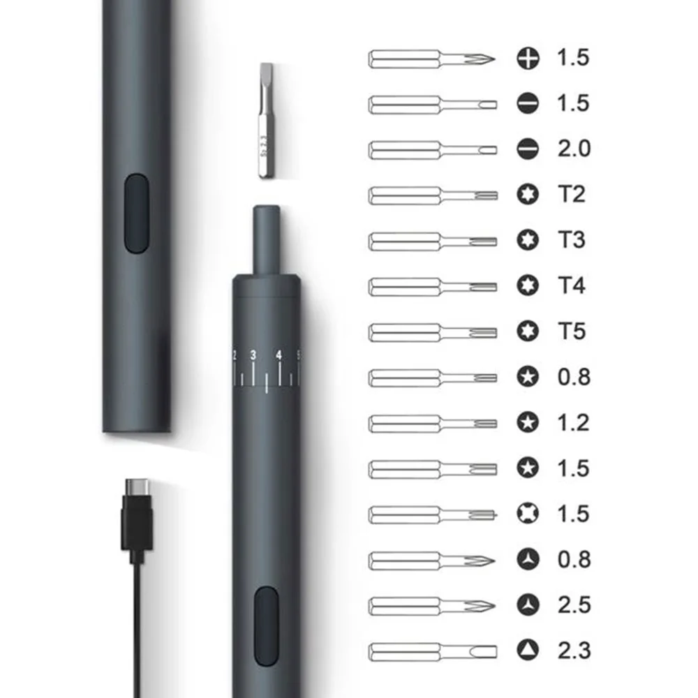 Электрическая отвертка аккумуляторный шуруповерт комплект отверток с