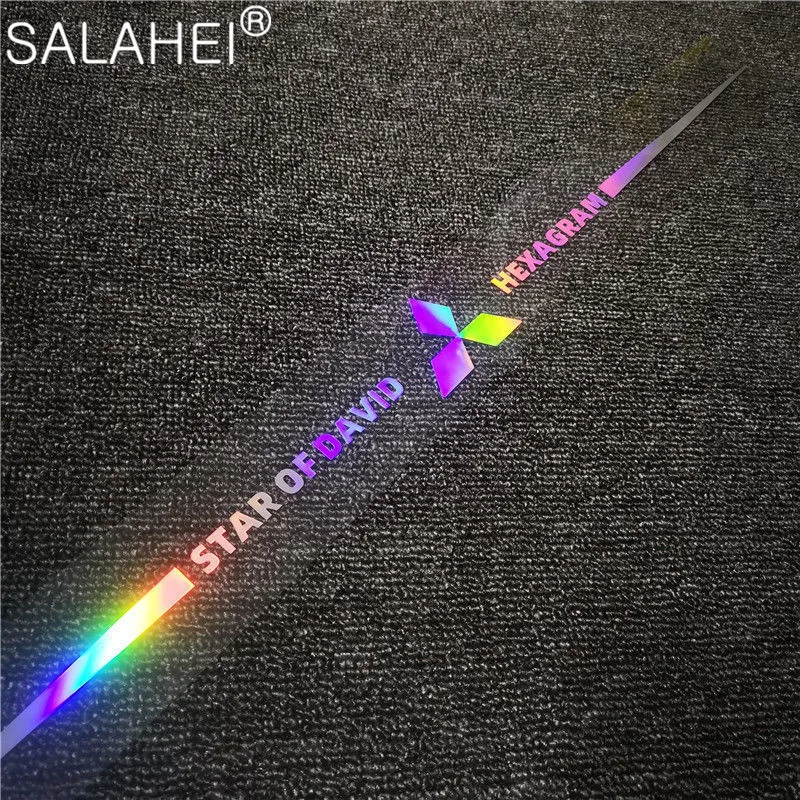 

For Mitsubishi Ralliart Lancer 9 10 Asx Outlander 3 Pajero Sport L200 Badge Galant Car Logo Windshield Laser Reflection Stickers