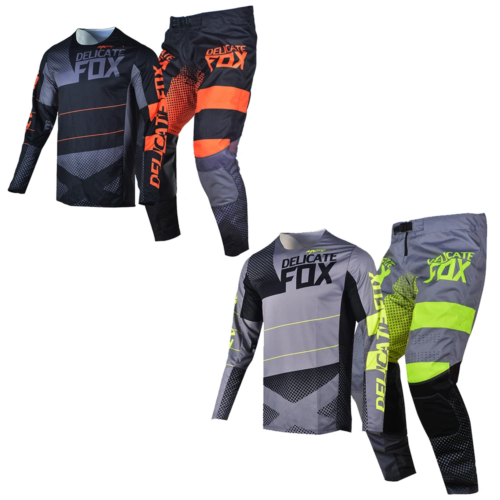

MX Combo Gear Set 2022 Delicate Fox 360 Riet Jersey Pants Motocross Racing Outfit Off Road Suit Moto Cross Kits For Men