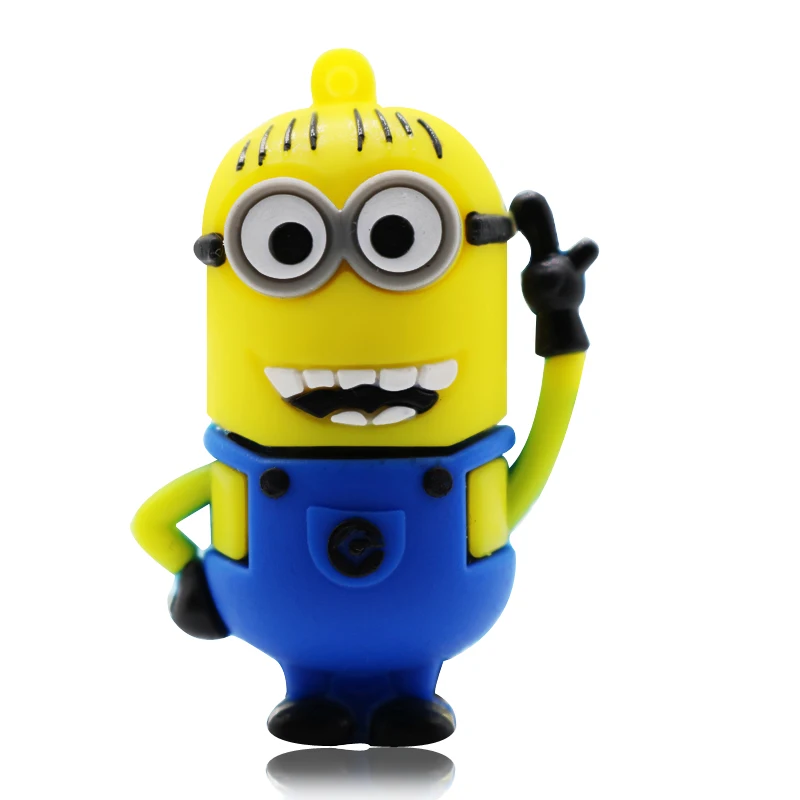 USB 2,0 мультфильм Миньоны Usb флэш-накопитель 4 ГБ 8 ГБ 16 ГБ 32 ГБ Флешка Милый U диск 64 Гб Флешка карта памяти