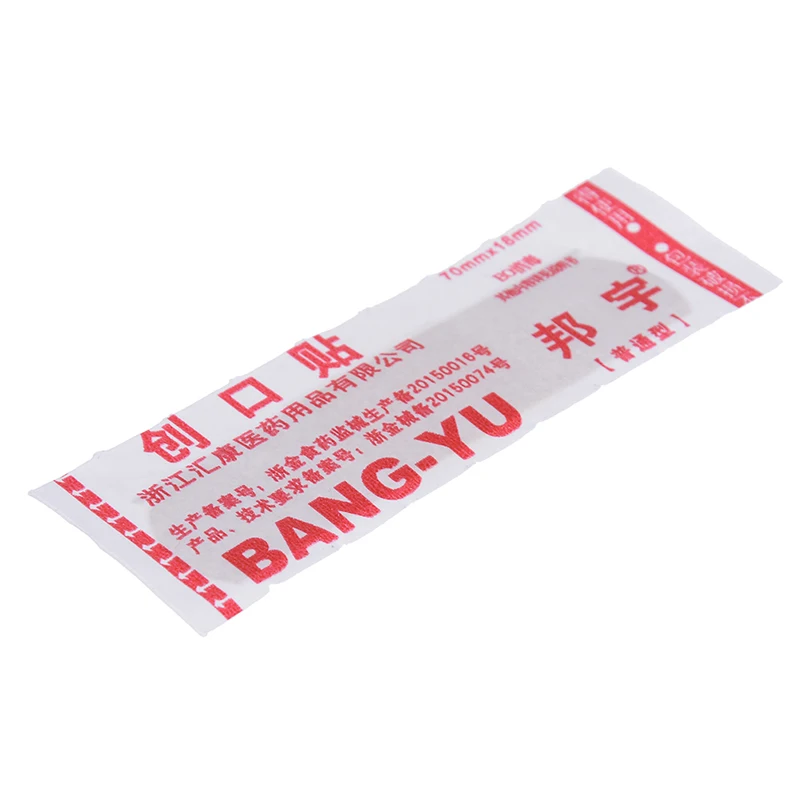 50 шт. дышащая Водонепроницаемый раны гемостаза Стикеры ремешок бандаж первой