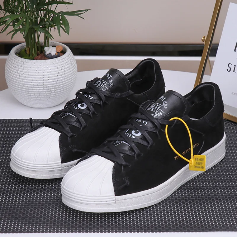 

Station Y3 FODSW Men Shoes Leather Casual Shoes Breathable Fashion Lovers Board Shoes Women Fashion Shoes Original New European