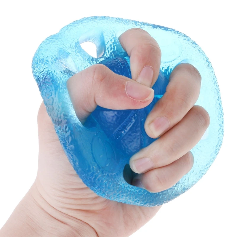 

8 Hole Hand Strengthener TPE Soft Elastic Finger Grip Exerciser Physical Therapy 87HF