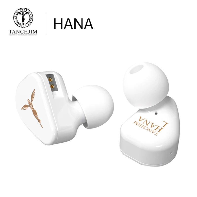 Наушники-вкладыши TANCHJIM HANA Hi-Fi монитор наушники для аудиофилов с 2-контактным