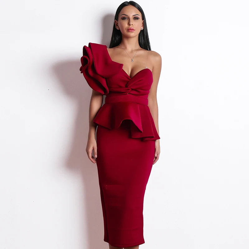 INDRESSME новые женские сексуальные однотонные вечерние платья без рукавов с открытыми плечами и бантом