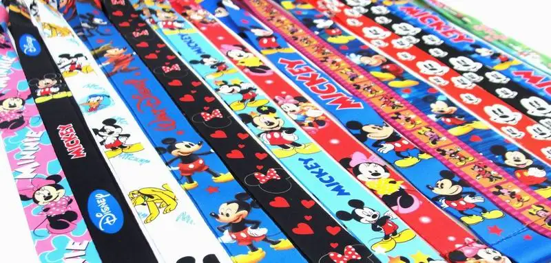 Ремень для ключей с Микки и Минни Маус 300 шт. идентификационный бейджи держатель