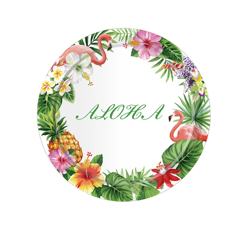 Скатерти для вечеринки на летнюю тропическую тематику детей принадлежности дня