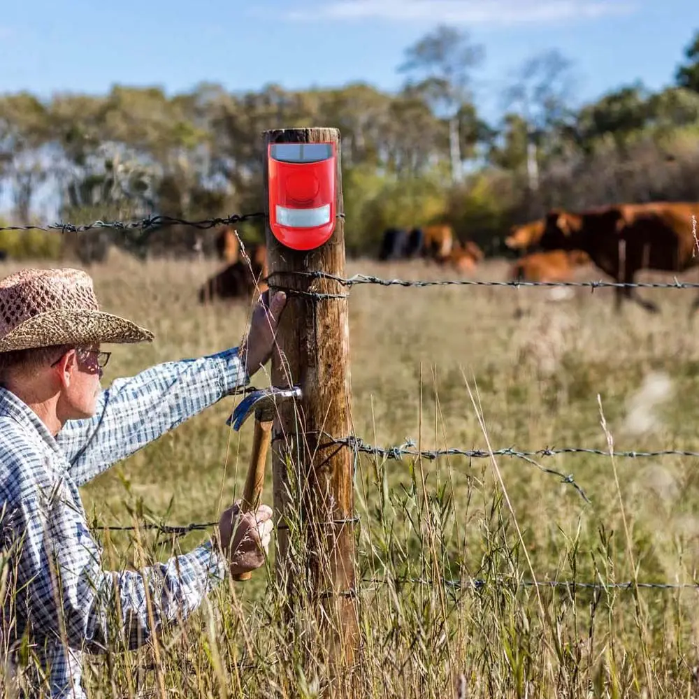 Звуковая сигнализация на солнечной батарее мигающая светодиодная система