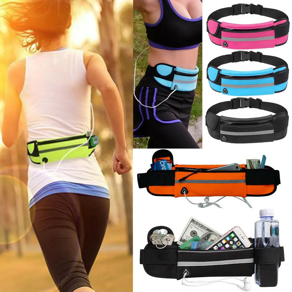 

Waterproof Running Outdoor Belt Waist Sports Bum Bag Cycling Phone Money Pouch
